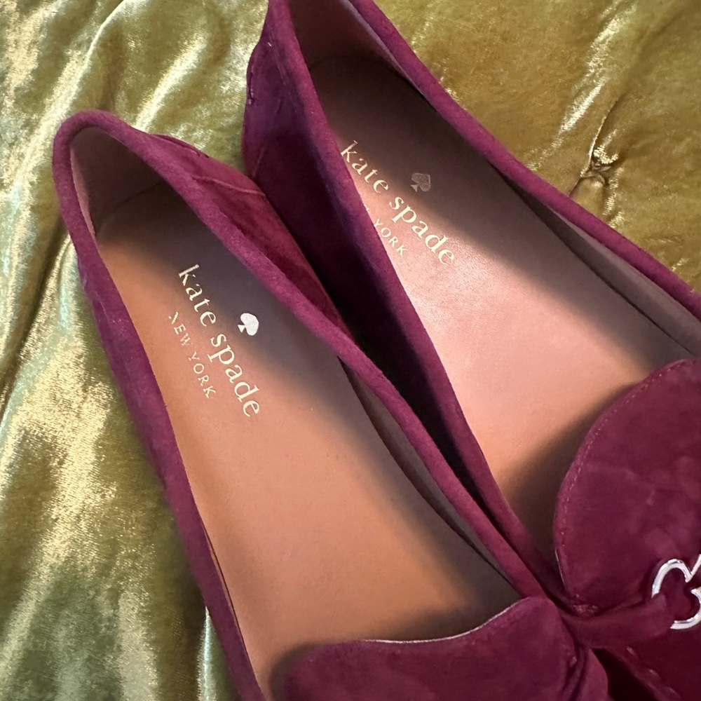 kate spade Women's Burgundy Flats